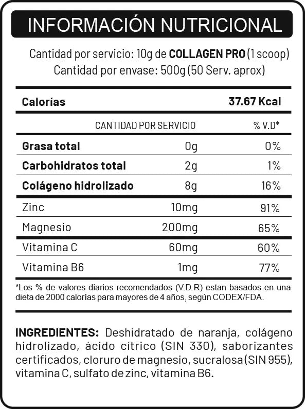 COLLAGEN PRO UNIVERSE NUTRITITON