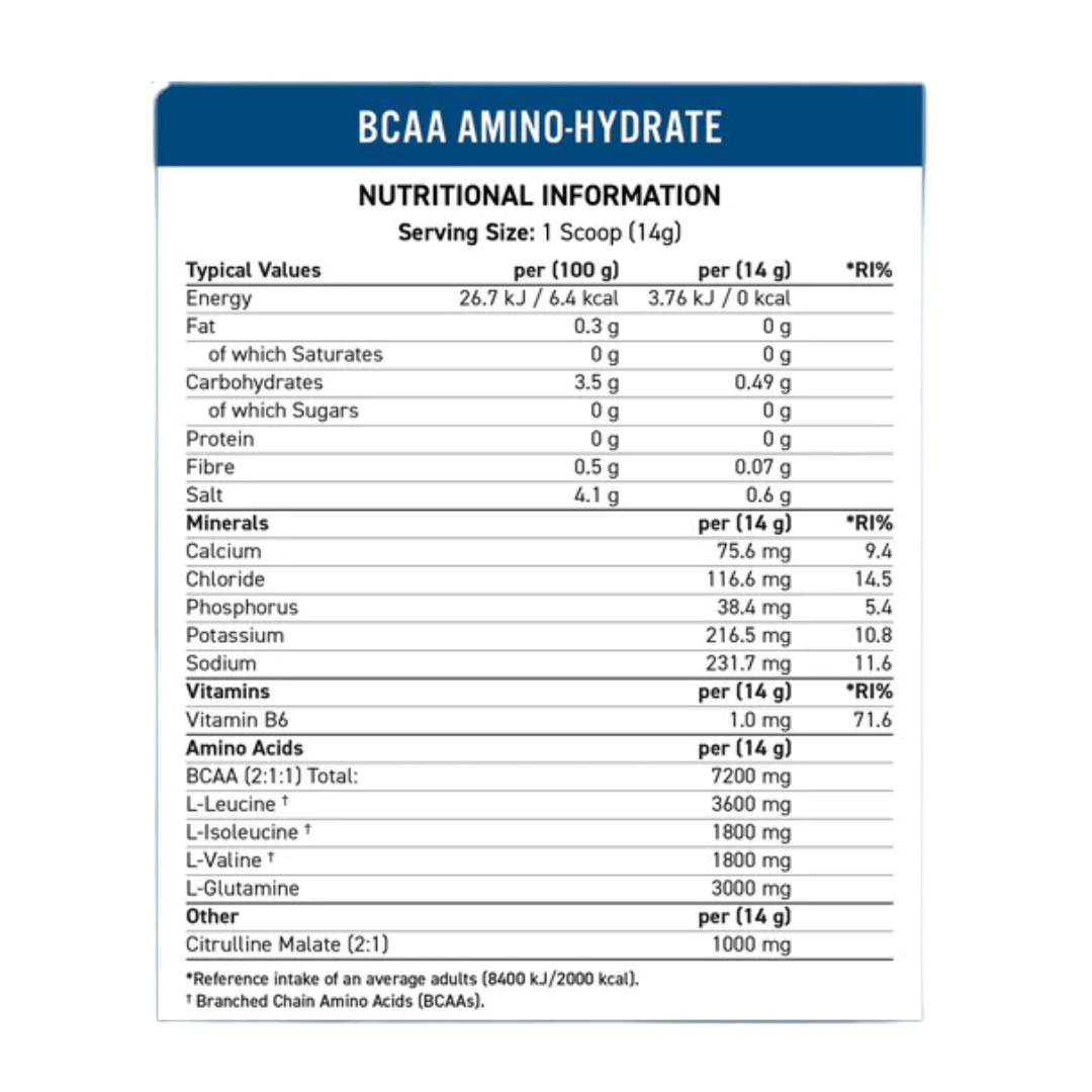 BCAA AMINO HYDRATE 480G