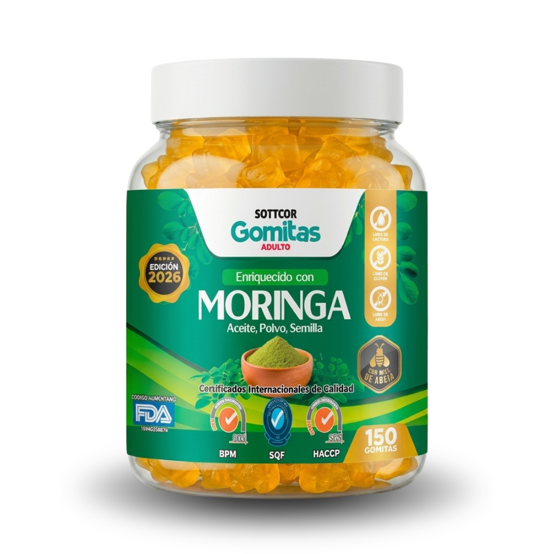 Moringa 150 gomitas - Sottcor labs