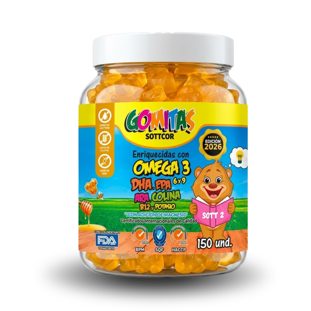 Omega 3 150 gomitas - Sottcor labs