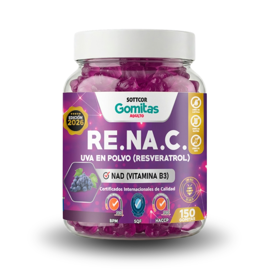 RE.NA.C 150 gomitas - Sottcor labs