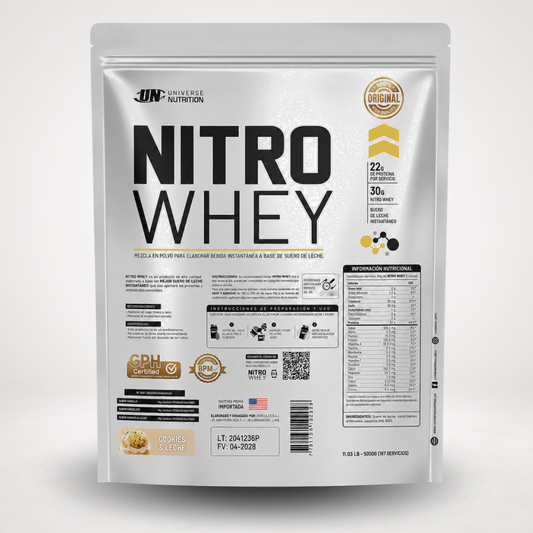 NITRO WHEY 5KG + CREATINA ADVANCED 150G + REGALOS