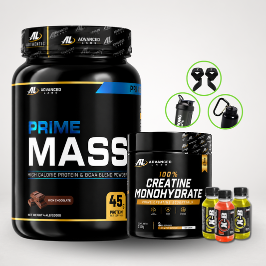 PRIME MASS 2KG + CREATINA ADVANCED LABS + REGALOS