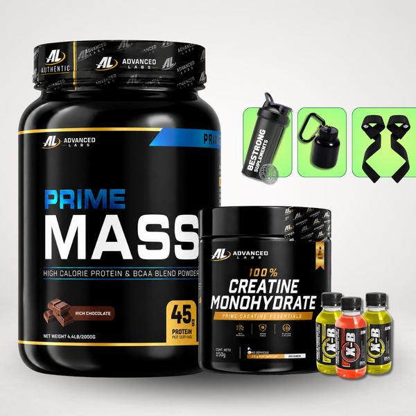 PRIME MASS 2KG + CREATINA ADVANCED LABS + REGALOS