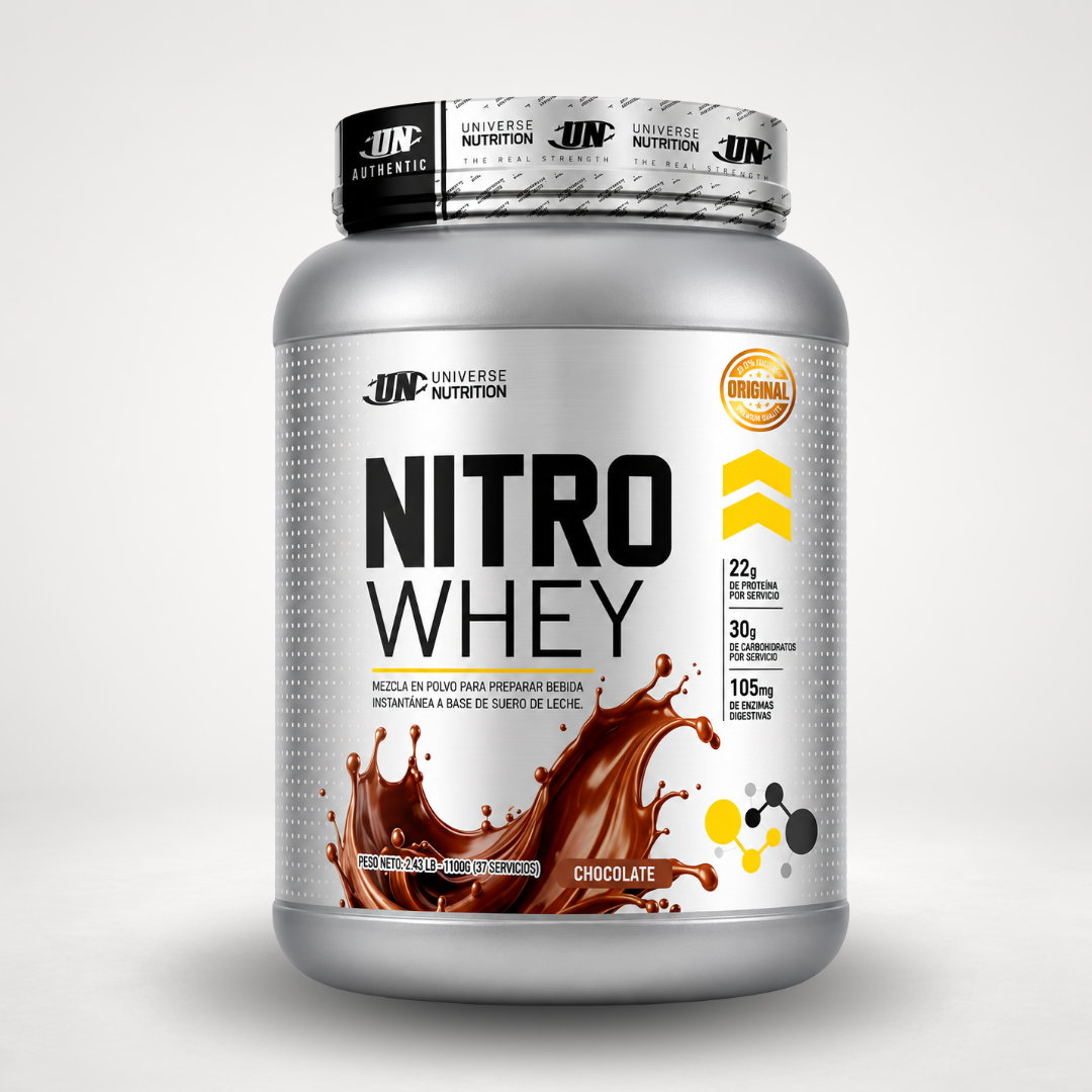 NITRO WHEY 1.1 KG + CREATINA ADVANCED 150G + REGALOS