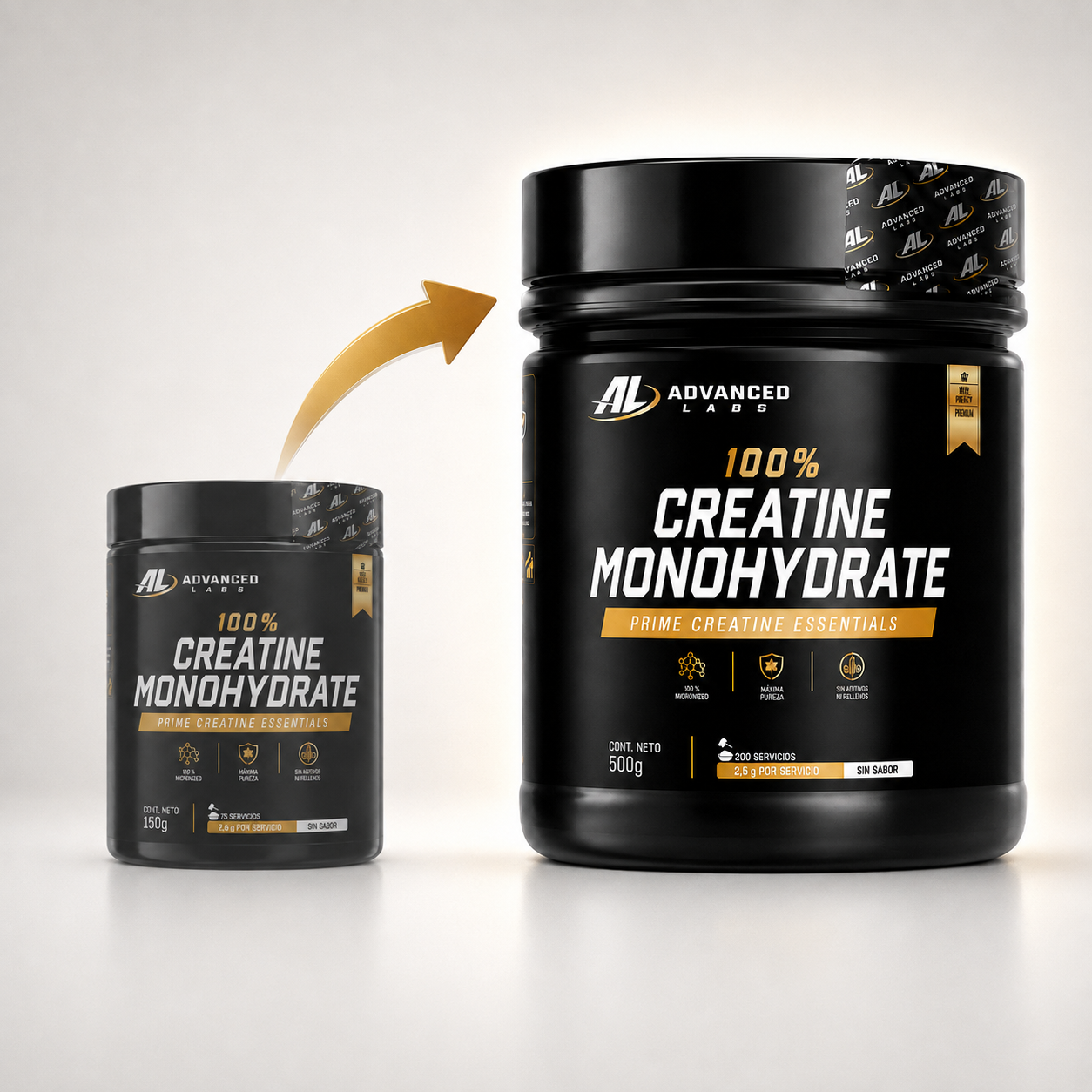 AGRANDA TU CREATINA DE 150G A 500G