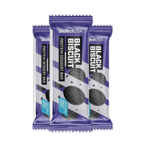 BLACK BISCUIT PROTEIN BAR