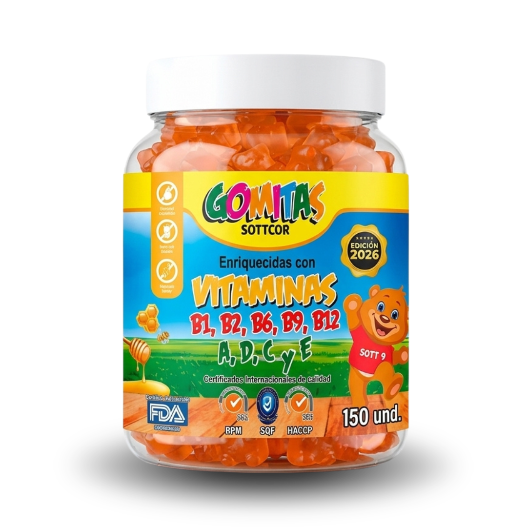 Multivitamínico 150 gomitas - Sottcor labs